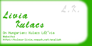 livia kulacs business card